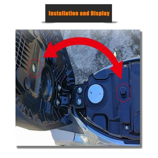 Seat Stopper Bracket for Honda Super Cub Motorcycle Seat Positioner Fixing Holder Heavy-Duty Metal Seat Stabilizer for CC110 Modification Accessories