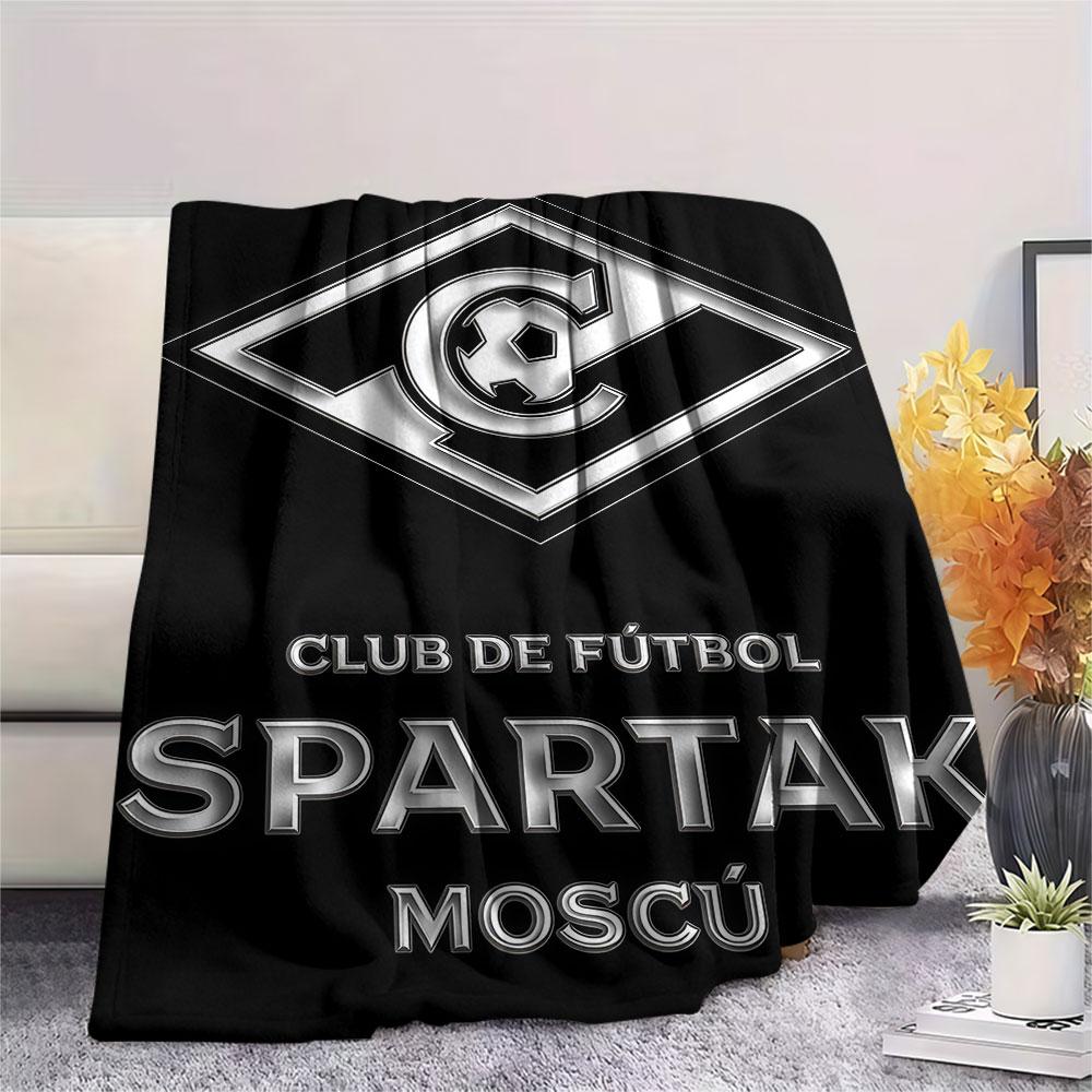 1PC Spartak Moscow Fight Blanket, High quality Comfortable for All Seasons, Home Decor, Warmth and Comfort
