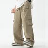2024 Новая мода 3D мультикарманные мужские уличные свободные повседневные брюки брюки-карго