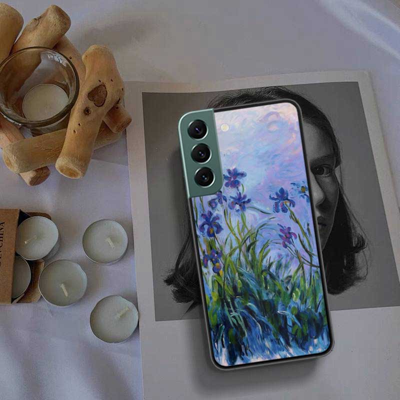 Чехол для телефона Claude Monet Garden Lotus Bridge для Samsung A02 A03 A03S A04 A04S Galaxy A55 A35 A25 A15 S10 Lite A9 A8 A7 A6 Plus A