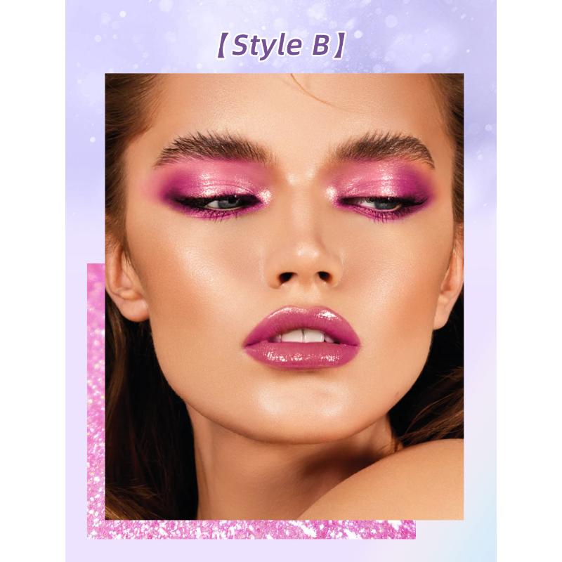 Жидкие тени для век с блестками, хайлайтер с жемчужным отливом, матовые суперблестящие одноцветные осветляющие жидкие тени для век