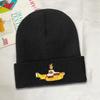 1pc Submarine The B-Beatle Knit Hat Beanie Autumn Winter Hats Warm Hip Hop Rock Band Cap Unisex Women