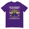 Pro Gun Second Aunisexdunisext Is My Gun Permit Usa American Flag TShirt
