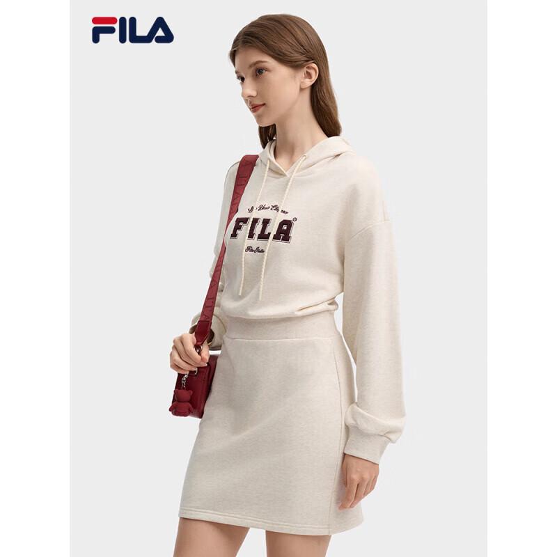 Fila Женское трикотажное платье-толстовка с капюшоном