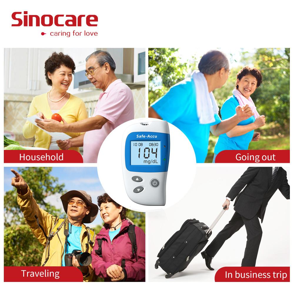 Sinocare Safe-Accu2 100 шт. тест-полоски на уровень глюкозы в крови/ланцет