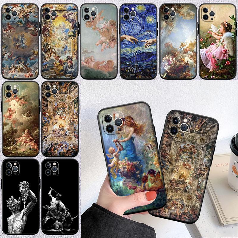 RP32 Fresco Adam Sculpture New High-End Shell Phone Case for Xiaomi Poco F8 M4 M5 M6 M7 X3 X6 X7 Pro GT NFC Ultra