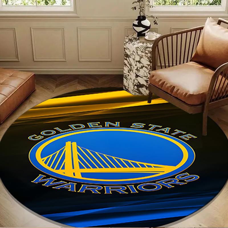 Golden State Warriors Poster Round mat, Anti-slip Circle Carpet Chair rug For livingroom,Bedroom, doormat home decor Gift Christmas Gifts