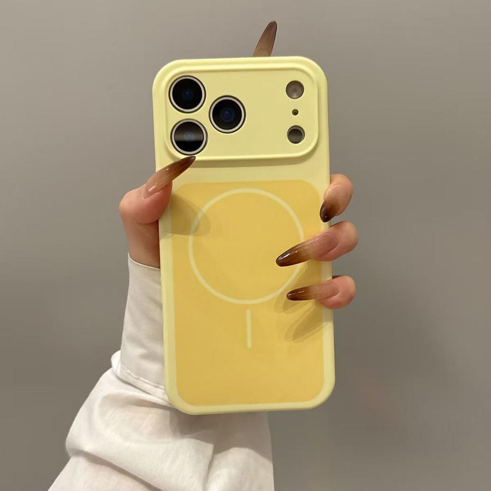 Оригинальный чехол из жидкого силикона чистого цвета для iPhone 17 Pro Max 17Pro 17 Air С крышкой для магнитной беспроводной зарядки Magsafe