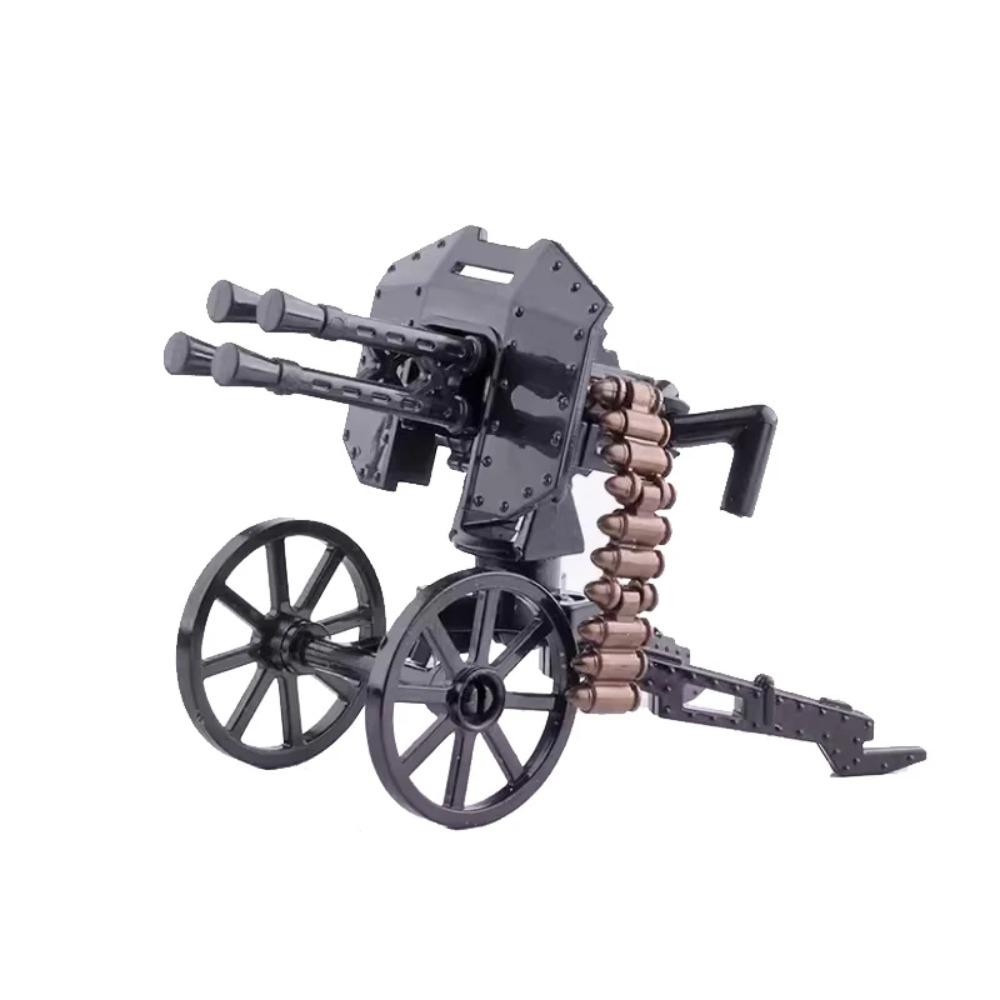 Военный MOC Оружие Строительный Блок Тяжелый Пулемет Гатлинг M19 NSV Фигурки Артиллерия Сапер Пистолет Пуля Игрушка Подарок K013