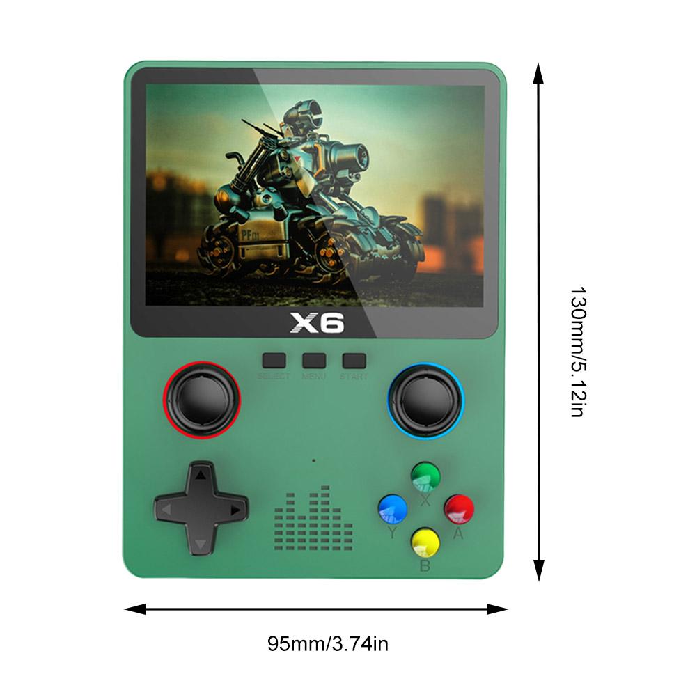 X6 Портативная игровая консоль 3,5-дюймовый Ips HD экран мини портативный игровой плеер 3D джойстик встроенный 10000 игр для Gba Fc детские подарки
