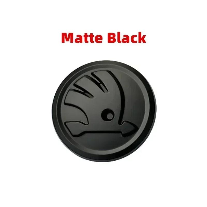 2025 New ABS Car Front Hood Badge Emblem Sticker for SKODA Superb Octavia Rapid Spaceback Rapid Kodiaq Karoq Kamiq Auto Decal Ac