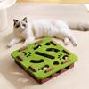 Cat Scratch Maze Toy Interactive Felt Maze Nail File Self-Play Maze Box with 3 Bell Balls for Indoor Cats Stimulate Kitten Energy And Instincts