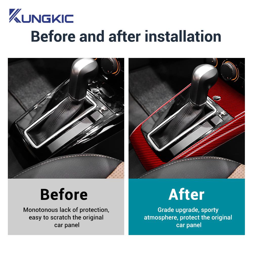 Наклейка из настоящего мягкого углеродного волокна для Vauxhall Opel Astra H MK5 2004 2005 2006 2007 2008 2009 2010 LHD RHD Панель переключения передач автомобиля Tri