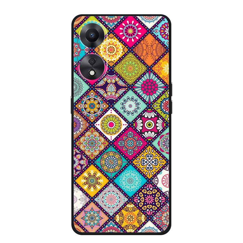 Чехол для OPPO A78 5G Модный силиконовый мягкий ТПУ задняя крышка для Oppo A58 A58X 5G OPPOA78 5G Чехлы для телефонов Ударопрочный CPH2483 Fundas