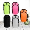 Portable Neoprene Sports Armband Phone Case Black Blue Green Waterproof Arm Bags Breathable Mesh Running Accessories Universal 6