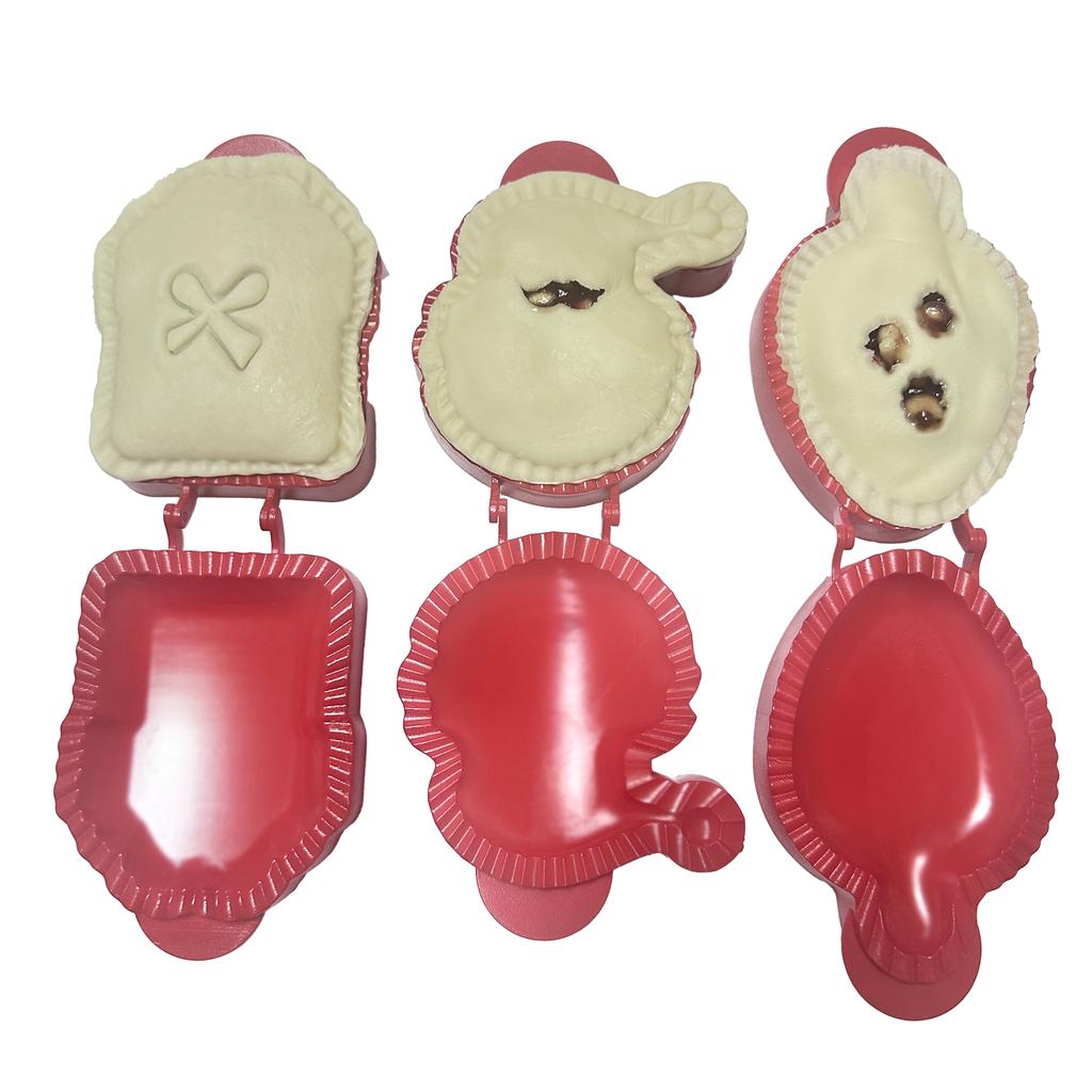 1/3 шт. Пресс для теста, формы для карманных пирогов, рождественская форма в виде коробки Санты, формы для ручных пирогов для вечеринки, потлака, формы для ручных пирогов, простые в использовании