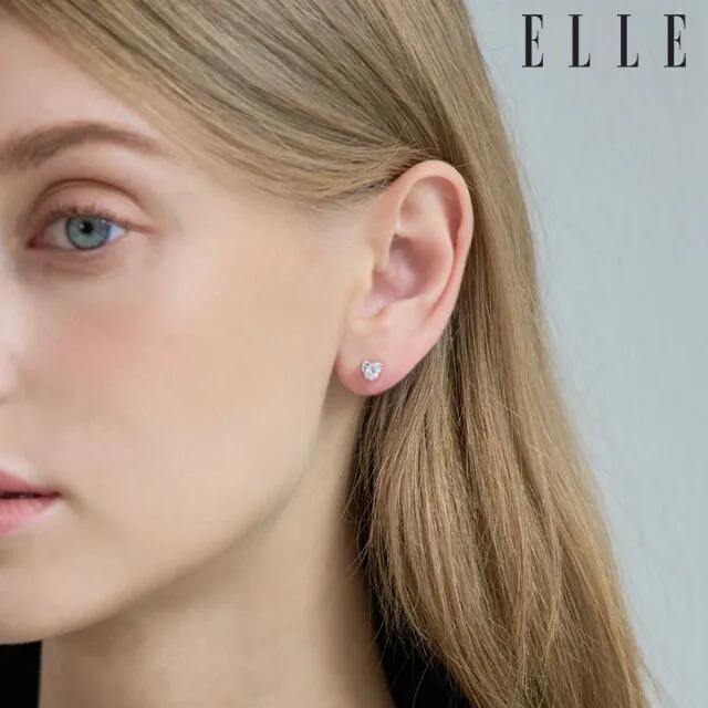 Серьги-кубики с сердцем 14K GF ELGPEE469