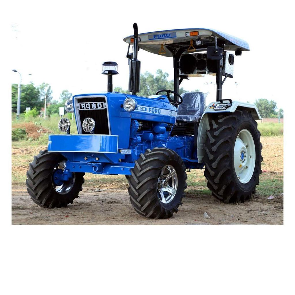 LED Headlight Assembly Pair – Super Bright 12V Tractor Lights for Ford & Farmtrac 45, 50, 60, 6055, 6045, 6090 Glass Headlamps