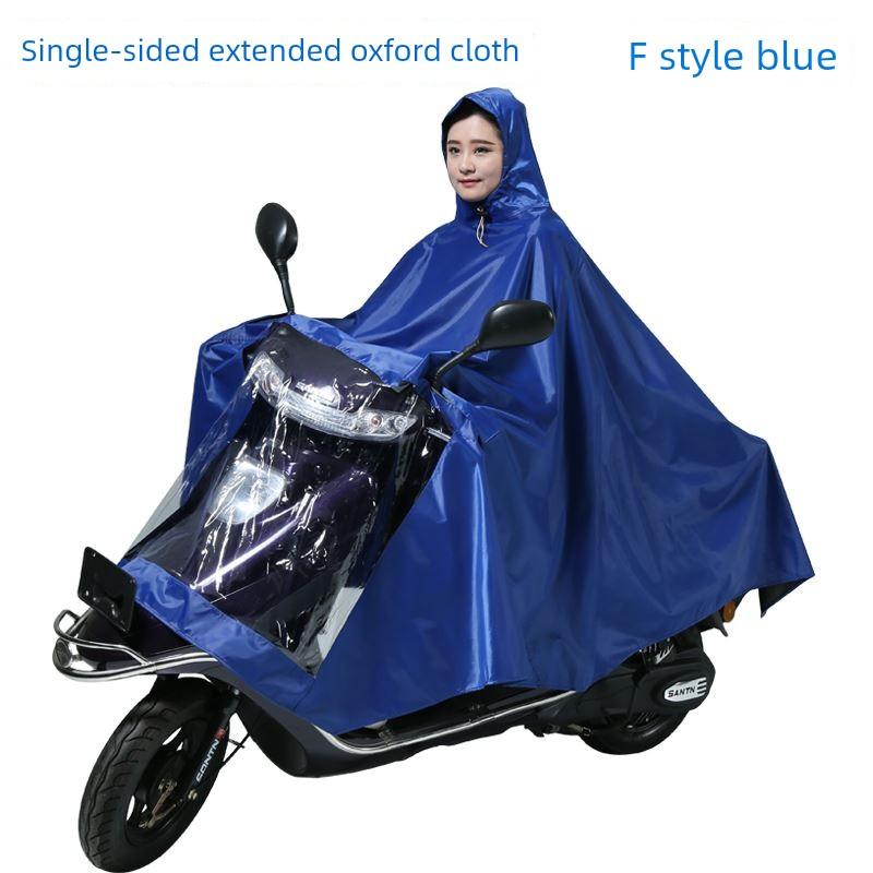 Tough Trench Coat Long Full Body Double Single Battery Car Poncho Electric Car Waterproof Thickened Extra Large-Size Motorcycle