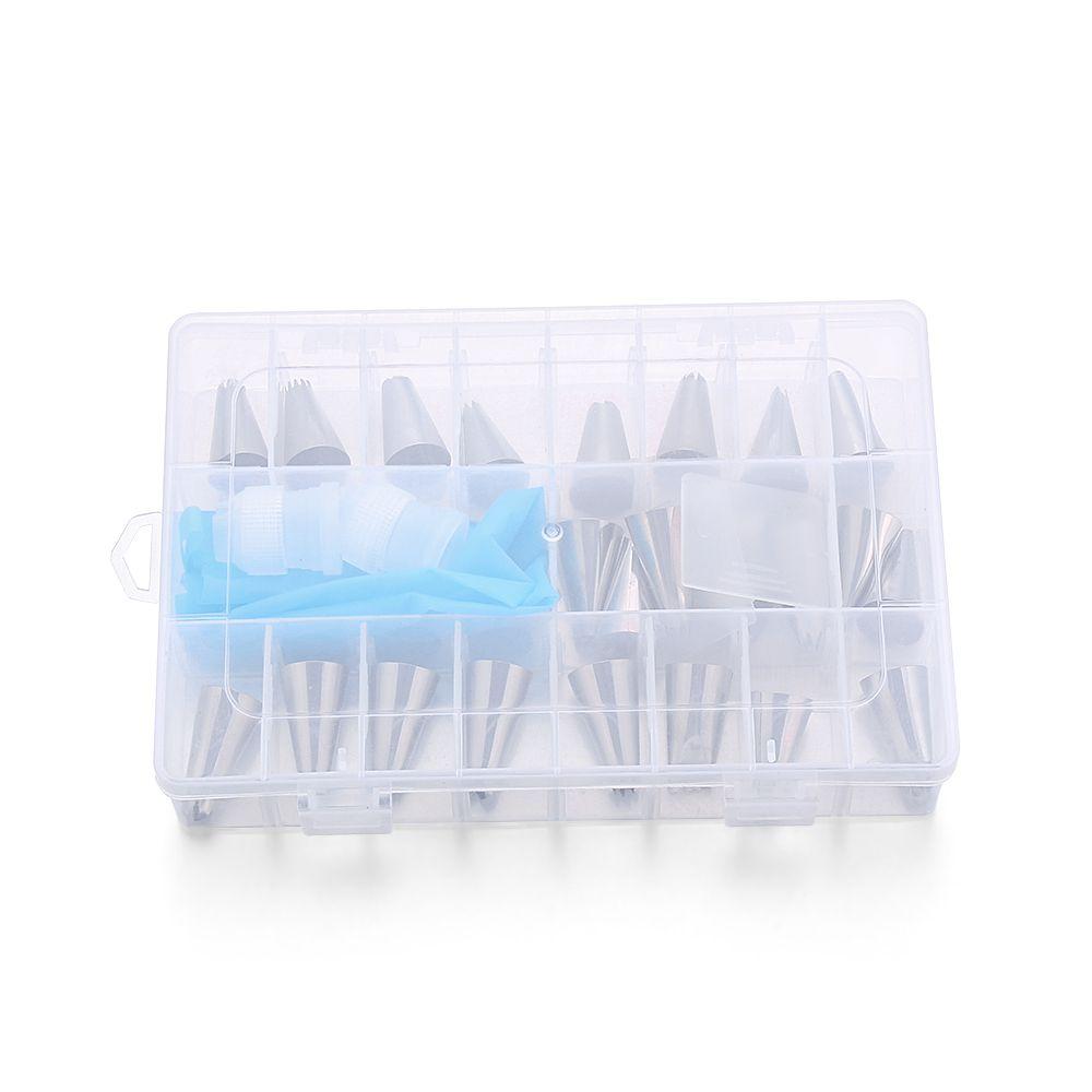 Stainless Steel Cake Decorating Cupcake Pastry Bag Baking Mold Ice Cream Tool Icing Piping Nozzles