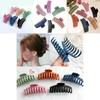 Elegant Large Size Lady Hair Claw Clips For Women With Interlocking Teeth Design