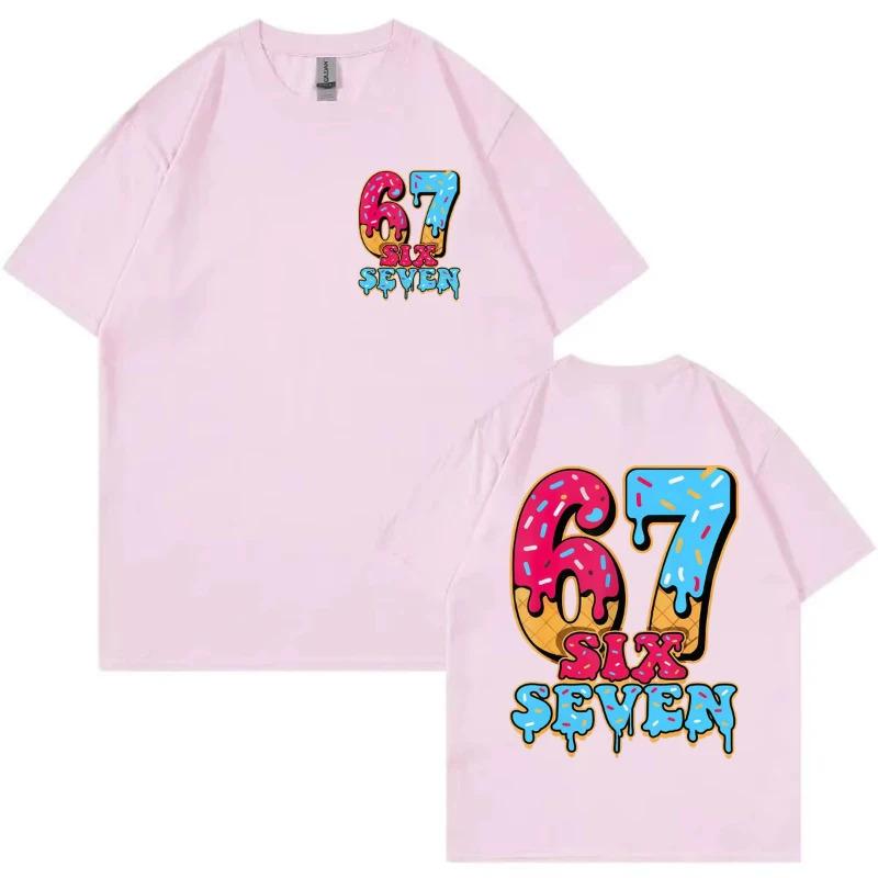 Футболка Six Seven для мужчин Летняя одежда Фитнес Круглый вырез Мужская футболка для мужчин Оверсайз Новые мужские футболки Топы