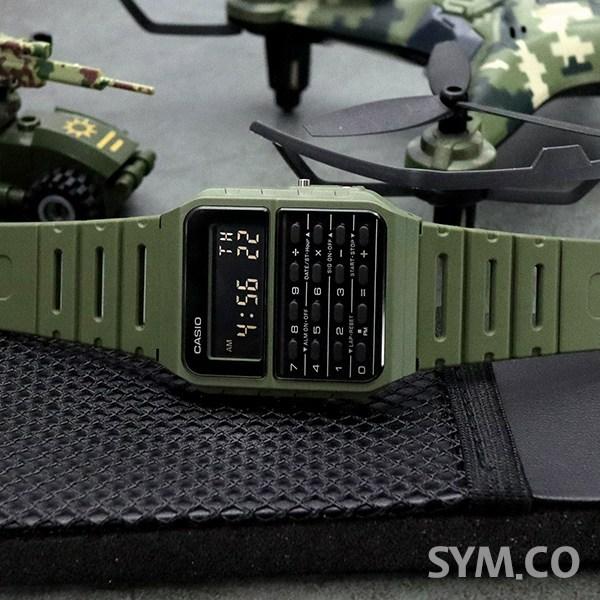 Casio CA-53WF-3B Men's Databank Calculator Electronic Watch