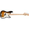 Squier by Fender Squier Sonic? Precision Bass? Electric Bass, Maple Fingerboard, White Pickguard, 2-Color Sunburst, with Soft Case