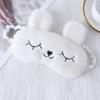 Cartoon Animal Plush Eye Mask, Light-blocking Sleep Eye Mask, Cute Home Nap Eye Mask