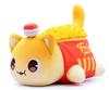 26cm Aphmau Meows Cat Plush Toy Soft Meemeow Stuffed Donut Cat Plushie Dolls French Fry Cheeseburger Food Stuffed Pillow Gifts