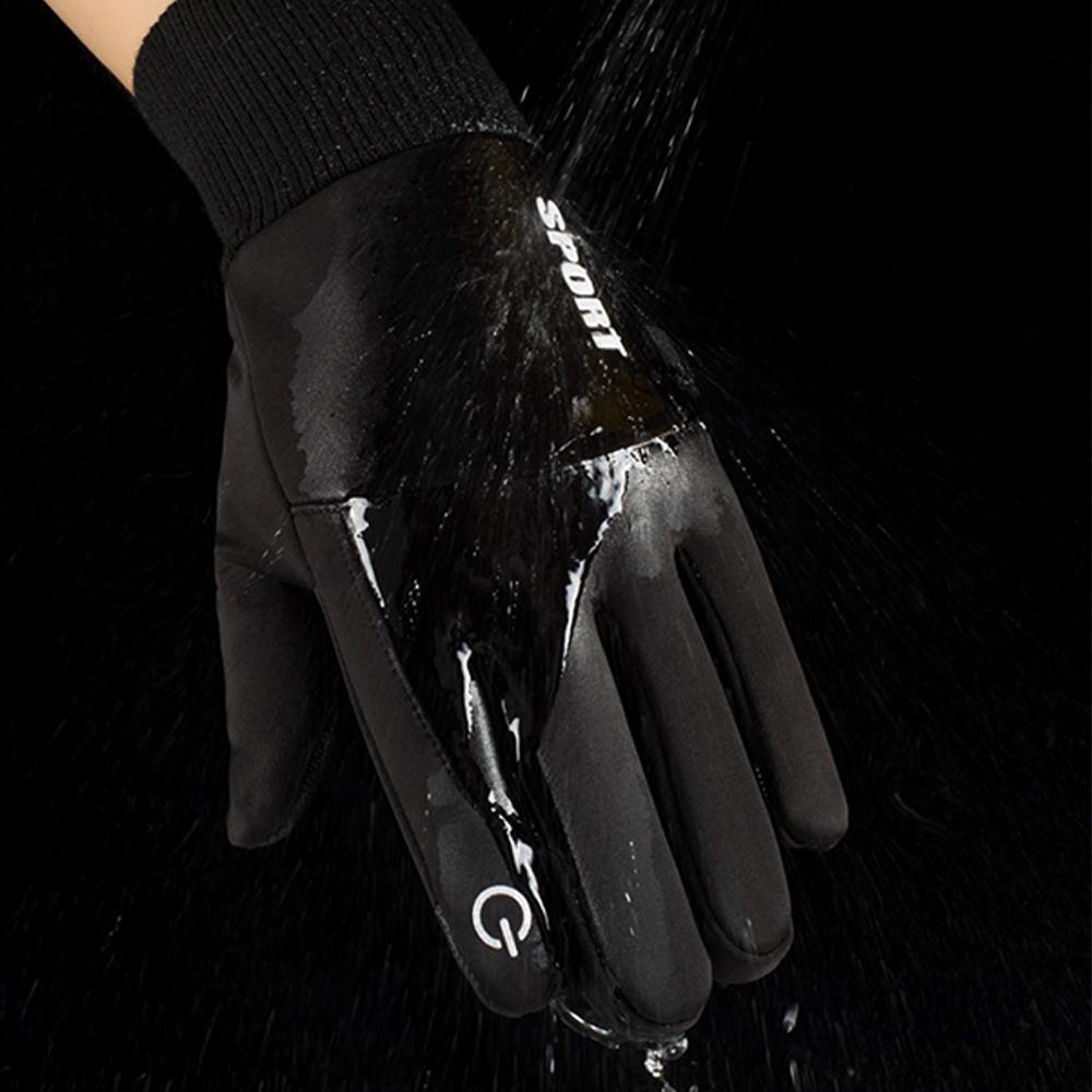 Новые термоперчатки с сенсорным экраном и противоскользящим покрытием для бега, езды на велосипеде, вождения