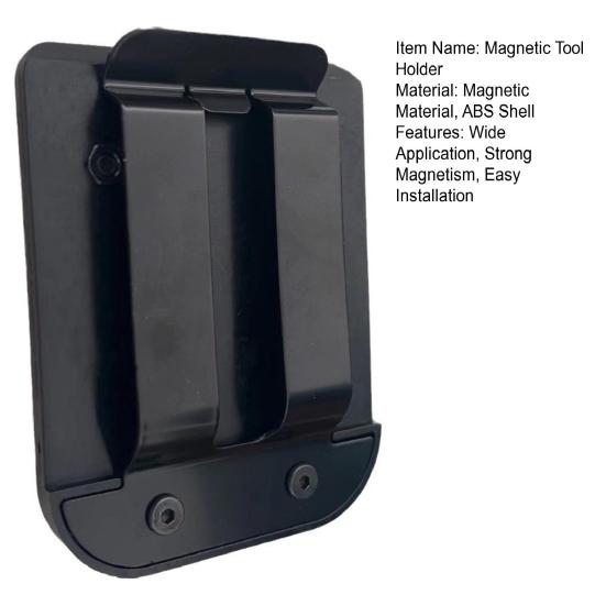 Магнитный держатель для инструментов Магнитный органайзер для инструментов с зажимом на ремень Кобура-держатель для молотка, отвертки, гаечного ключа, электроинструментов, инструментов плотника
