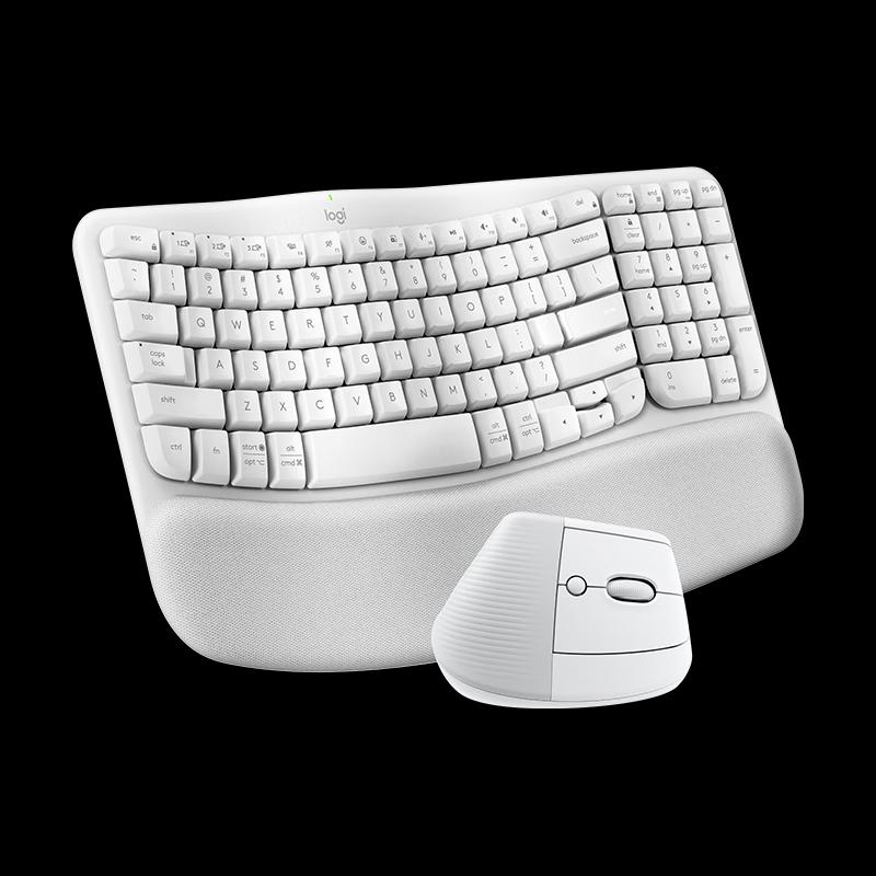 Logitech Wave Combo Wireless Ergonomic Keyboard and Mouse Set