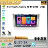 Для Toyota Camry 40 50 2006 - 2011 Автомобильный мультимедийный стереоплеер Навигация GPS Auto Carplay Задняя камера Видео 5G Wi-Fi Android 13