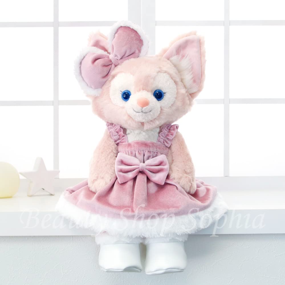 Стеллалу Линабелл Розовый Плащ Костюм Набор Одежды Плюшевая Игрушка Продается Отдельно Одежда для Плюшевого Размера S Рождественский Санта Пончо Розовый Оригинальный Дизайн Даффи