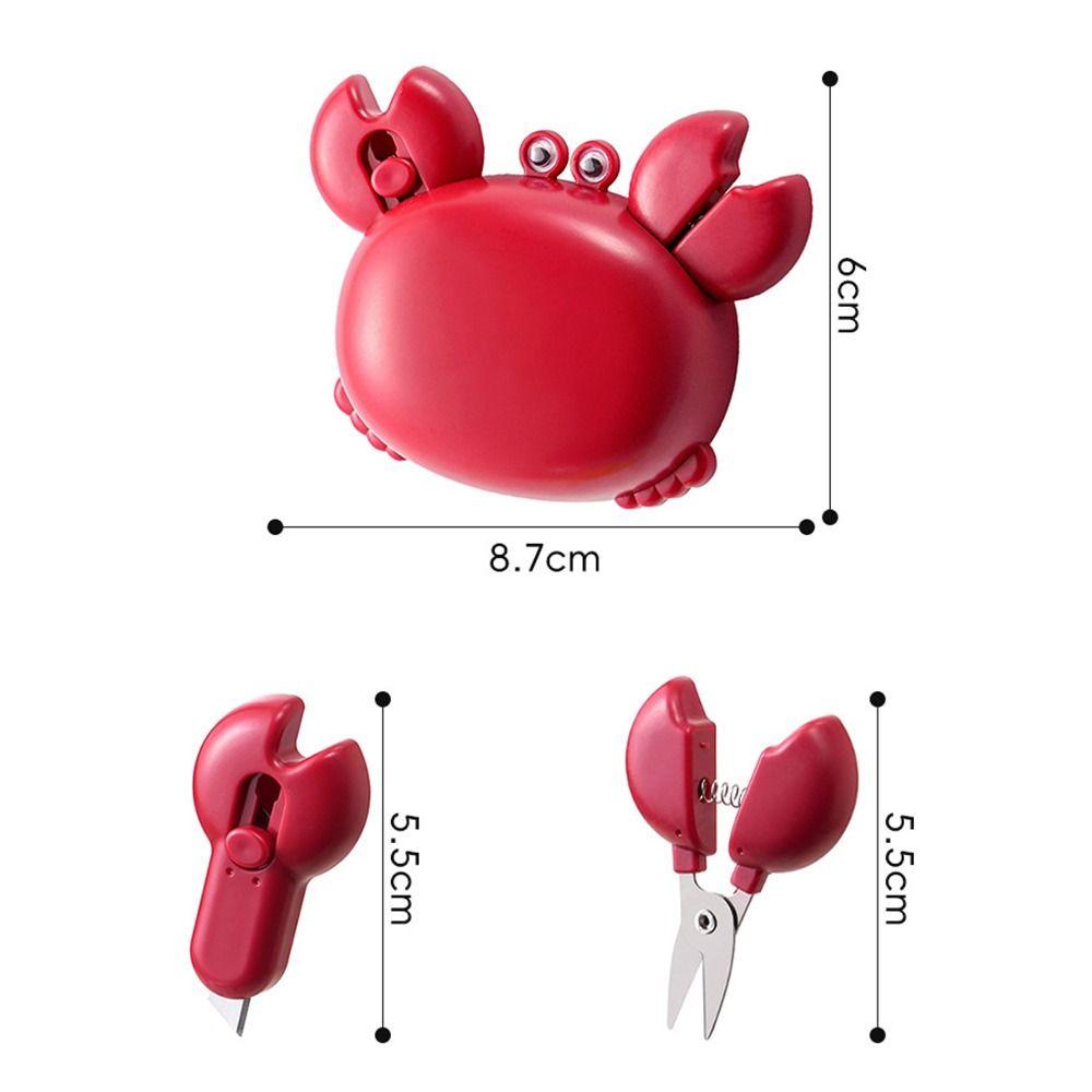 С мини-ножницами и канцелярским ножом Магнитная открывалка для бутылок Мультяшный краб Магнитная открывалка Для ежедневного домашнего использования