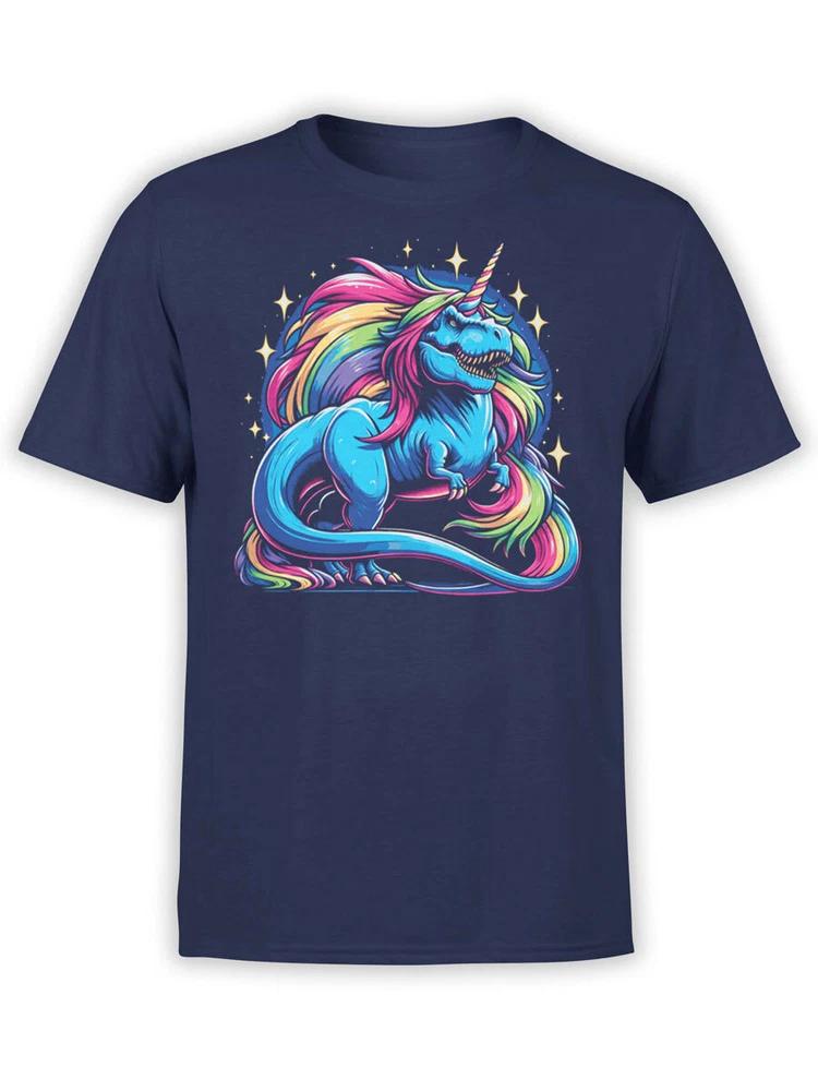 Unisex Tshirts Unicorn Trex Tshirt 100 Cotton