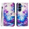 Роскошный кожаный чехол-книжка для Samsung Galaxy A37 A57 S26+ Чехол-книжка для Samsung S26 Plus 5G Coque Кошелек Сумки Чехлы с цветами