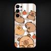 Милый Капибара Прекрасный Чехол для Телефона Для Samsung S25/S24/S23/S22/S21/S20/Plus,Fe,Lite/Другие Черный Чехол