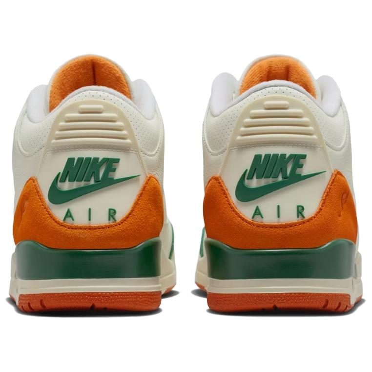 Solefly x Jordan Air Jordan 3 Нескользящие Устойчивые к истиранию Средние Баскетбольные кроссовки Унисекс Белый Зеленый IF4491-100