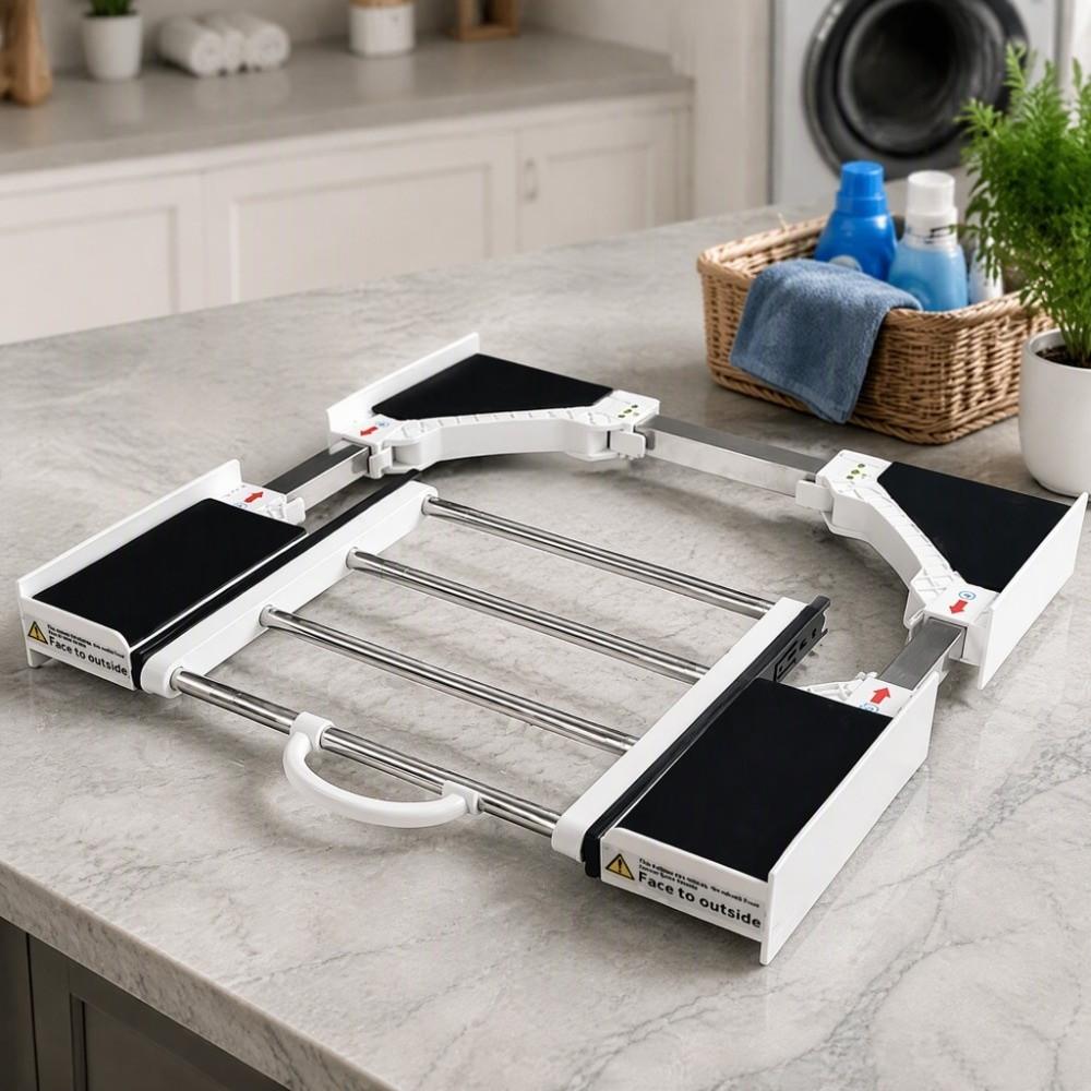 Space-saving Washing Machine Rack Retractable Washing Machine Storage Rack Drying Area