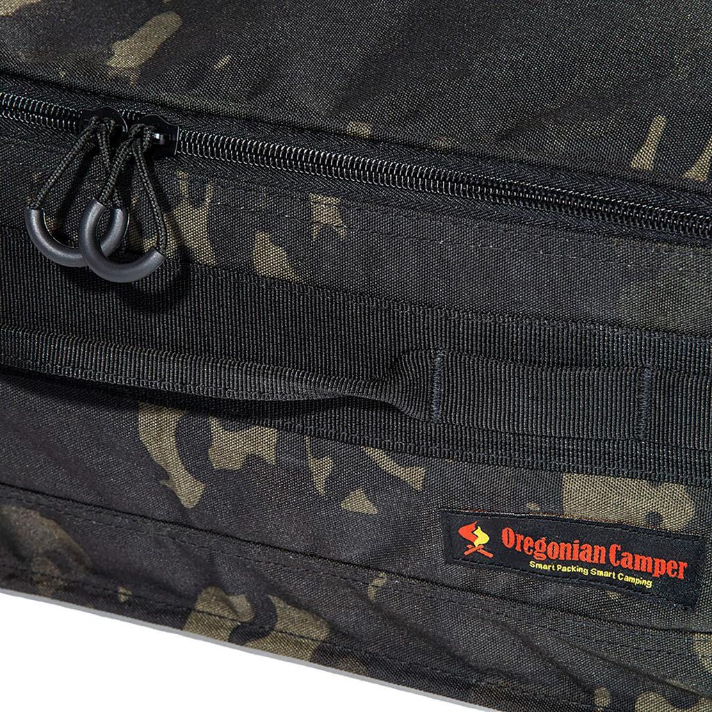 Чемодан-коробка Мягкий панцирь краба Черный камуфляж [Oregonian Camper]