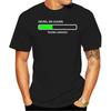 Unisex T Shirt Humour Geek En Cours De Reveil Veuillez Patienter  Unisexches Courtes  Homme Tshirt Tshirt Unisex