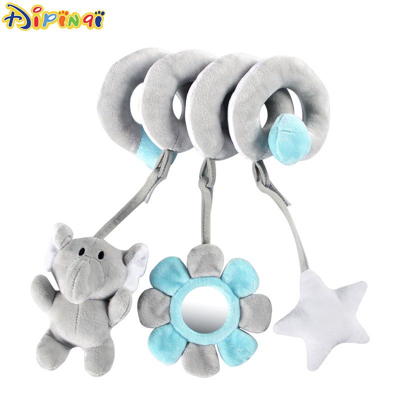 Плюшевый слон детская кроватка и коляска подвесной бортик