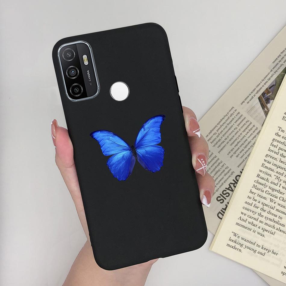Чехол для OPPO A53S 2020 Мультяшный Coque Сердце Нарисованный Силиконовый Задняя Панель Телефона Для oppo a53s A 53s A53 s oppoa53 2020 Чехол-Ракушка