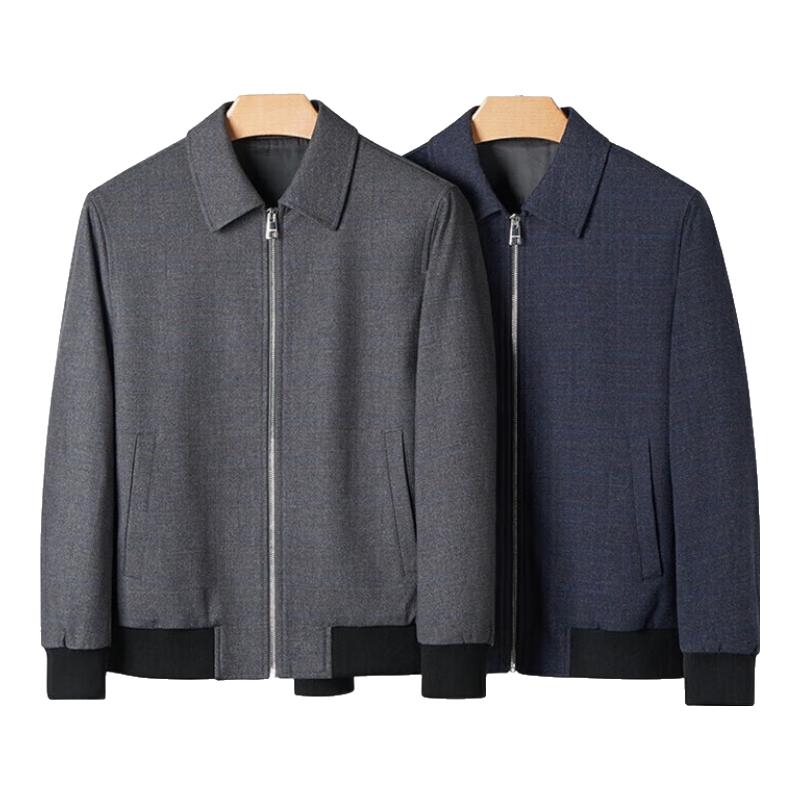 SEPTWOLVES Мужской клетчатый пиджак в стиле business casual