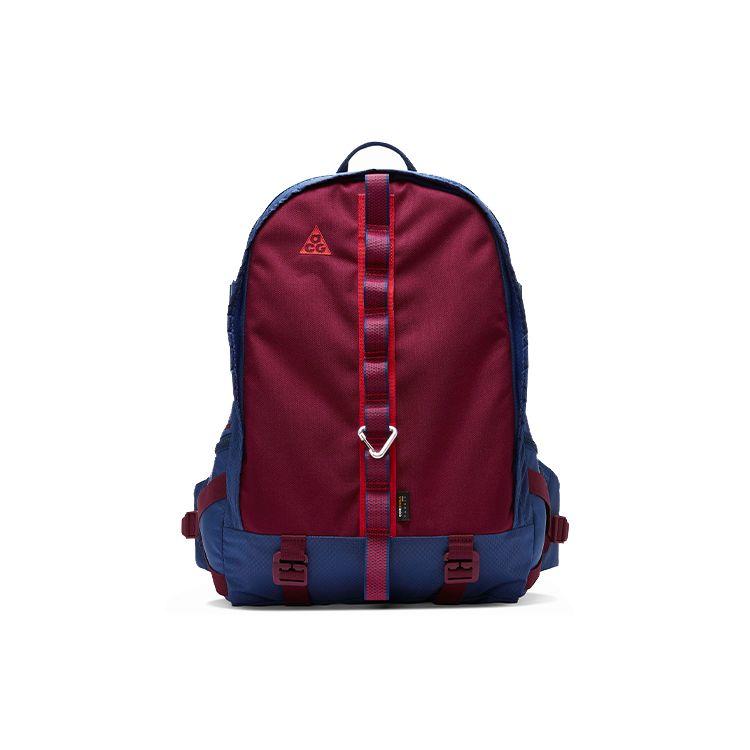 Nike ACG Karst Спортивная Мода Полиэстеровый Рюкзак Унисекс Рюкзаки Красный Синий CK7510-492