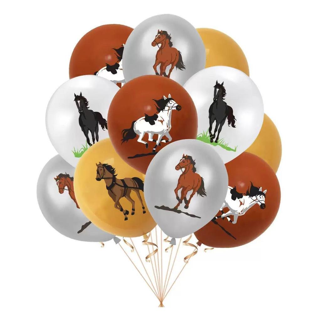 Western Cowboy Party Aluminum Foil Balloon Set: Cowboy Hat and Boots—Western Birthday Theme Decorations