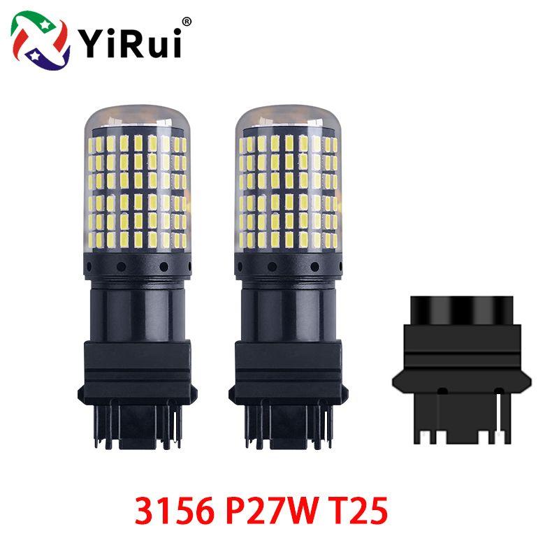 YiRui 2 шт. 12-48 В Новые светодиодные лампы 144smd Лампа Задний Поворотник BA15S P21W BAU15S PY21W 7440 W21W P21/5W 1157 BAY15D Поворотник 2
