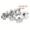 90 Pcs M3 M4 M5 M6 M8 Carbon Steel T-Nuts Four Claws Nut Assortment Kit